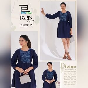 Women's Navy Blue Dress